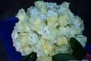 White Roses, Ranunculus and Stephanotis