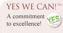 Mancuso's Florist "Yes We Can" Commitment