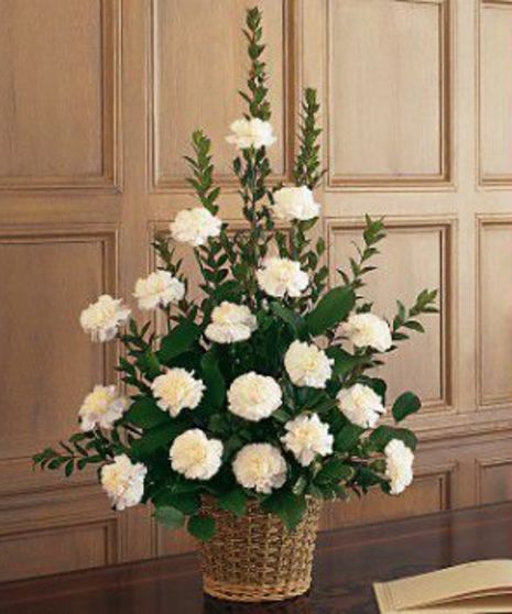 White Simplicity Basket