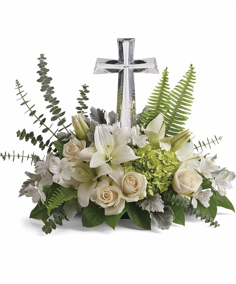 Crystal Cross Bouquet
