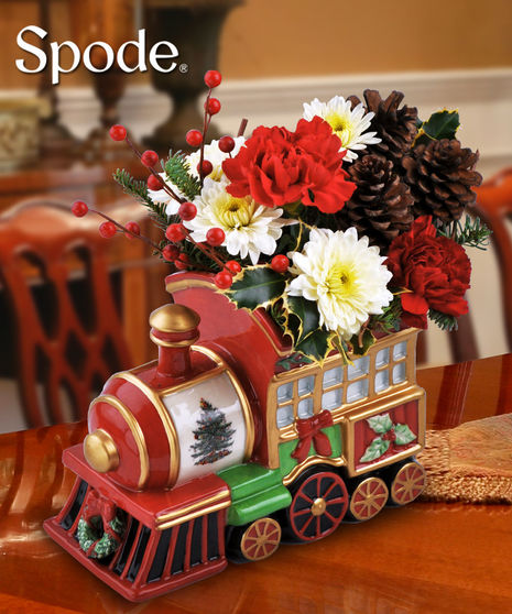 A Spode Christmas Tree Holiday Express