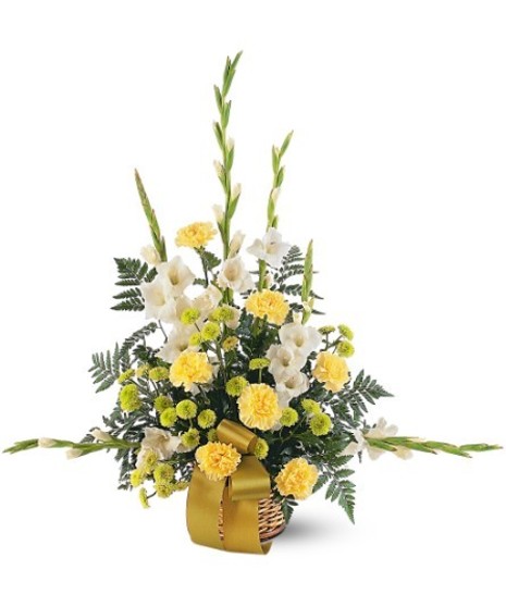 Vibrant Yellow Basket