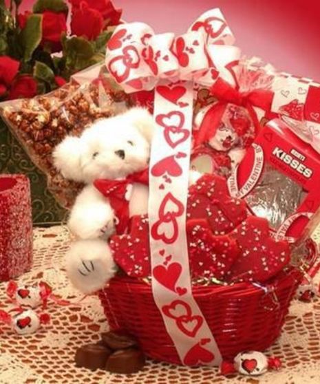 My Cherished Valentine Gourmet Gift Basket