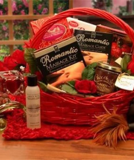 Romantic Massage Romance  Gift Basket