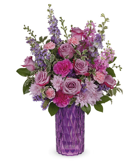 Amazing Amethyst Bouquet - Mancuso's Florist - Detroit, MI Flower Delivery