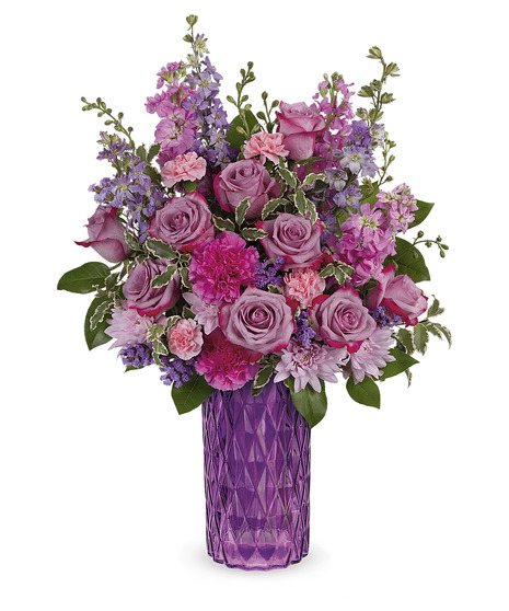 Amazing Amethyst Bouquet - Mancuso's Florist - Detroit, MI Flower Delivery