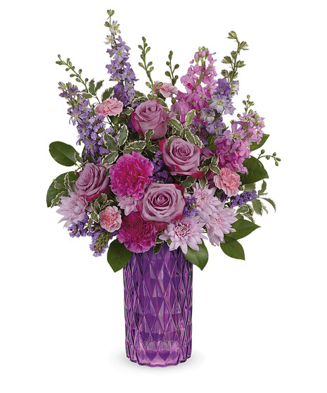 Amazing Amethyst Bouquet - Mancuso's Florist - Detroit, MI Flower Delivery