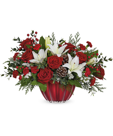 Vibrant Christmas Centerpiece