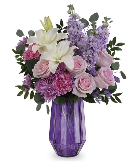 Amazing Amethyst Bouquet - Mancuso's Florist - Detroit, MI Flower Delivery