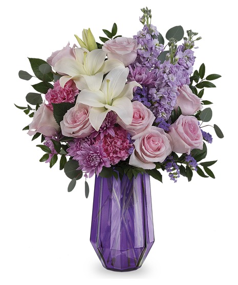 Amazing Amethyst Bouquet - Mancuso's Florist - Detroit, MI Flower Delivery
