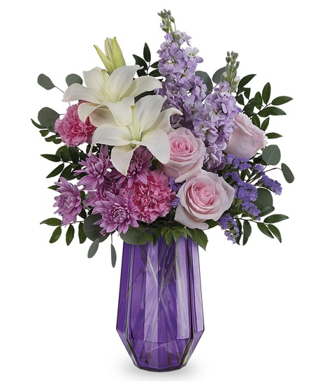 Amazing Amethyst Bouquet - Mancuso's Florist - Detroit, MI Flower Delivery