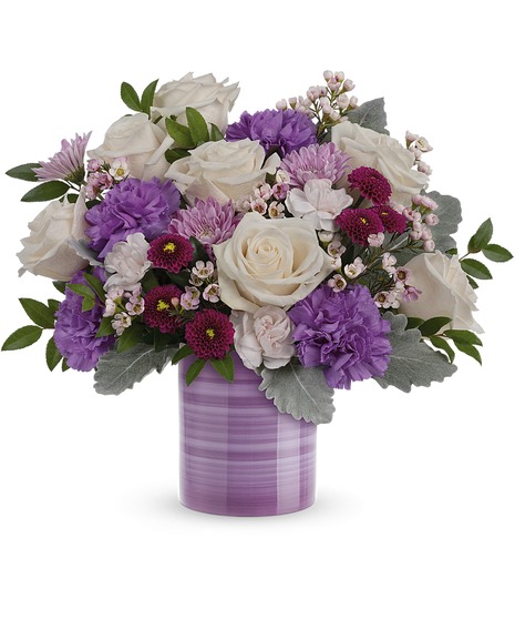 Amazing Amethyst Bouquet - Mancuso's Florist - Detroit, MI Flower Delivery