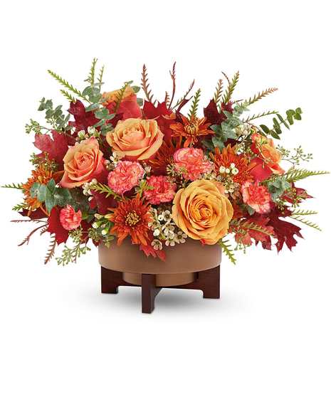 Modern Copper Centerpiece
