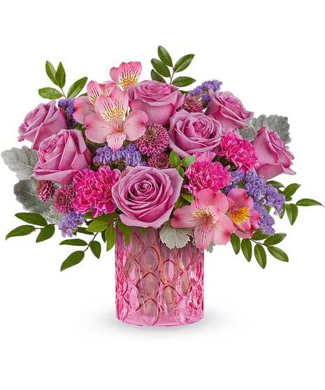 Pink Rhapsody Bouquet - Mancuso's Florist - Detroit, MI Flower Delivery
