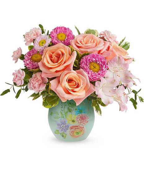 Watercolor Garden Bouquet