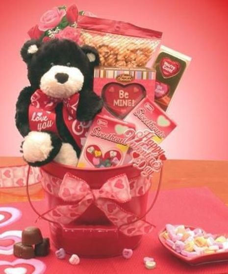 Be Mine Valentines Day Gift  Pail