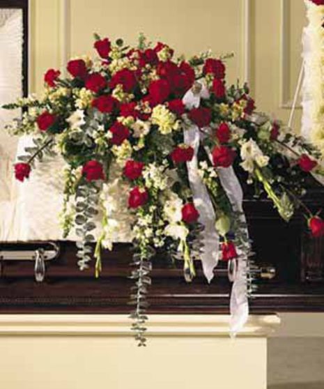 Casket Spray  Funeral Flowers, Philadelphia Florist - Robertson's Flowers